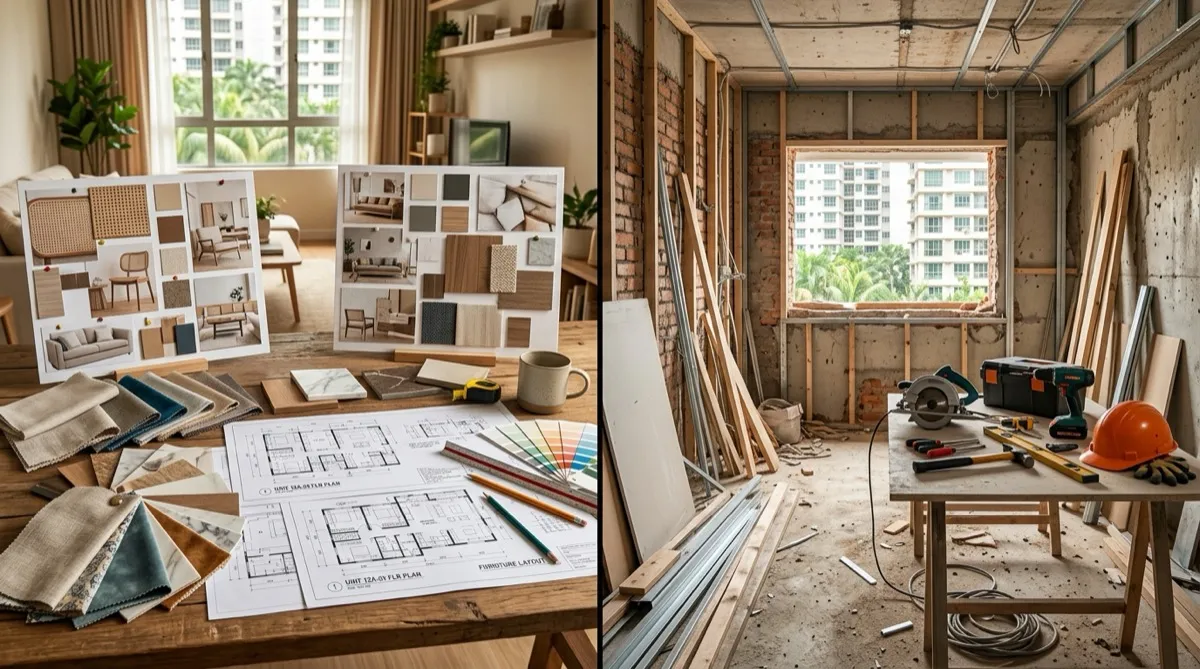 Interior Designer vs Contractor in Malaysia: Which Should You Hire? - Outbox Design interior design blog