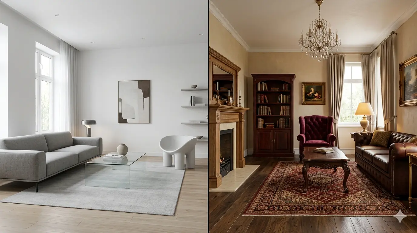Modern vs Traditional Interior Design in Malaysia: Finding Your Style - Outbox Design interior design blog