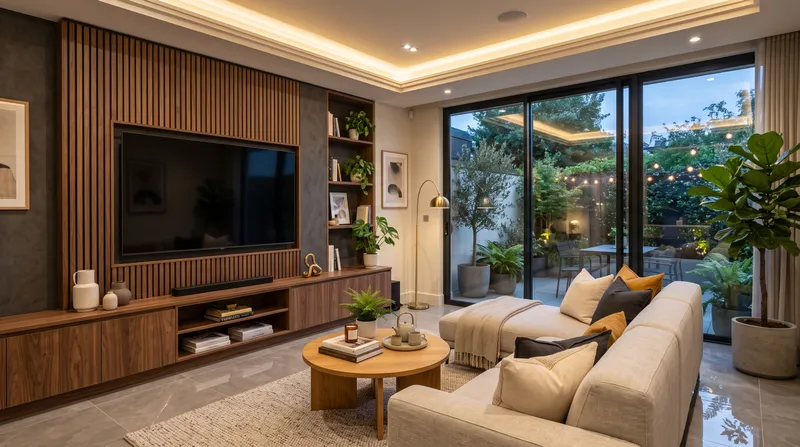 Completed terrace house renovation in the Klang Valley with contemporary interior design